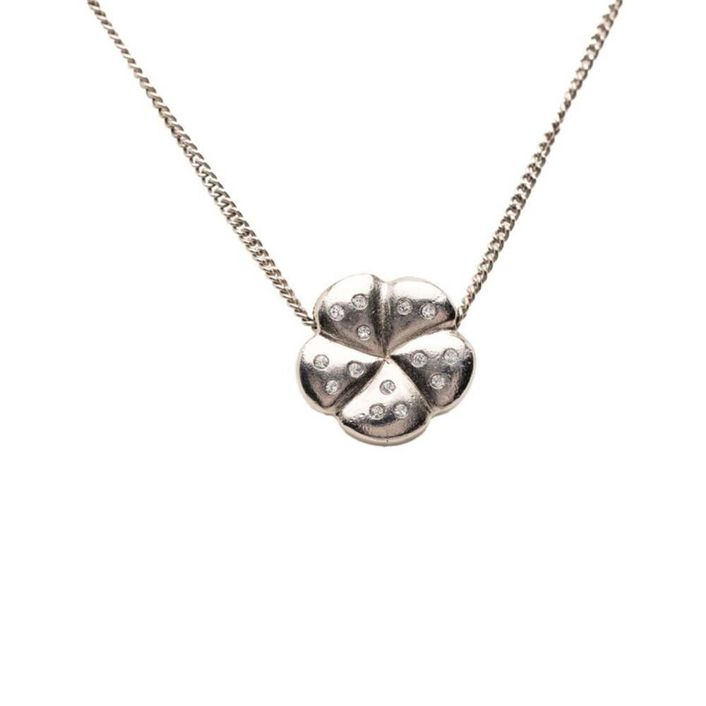CHANEL Silver Logo Necklace - Picture 2 of 6